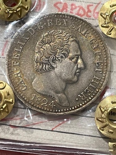 Carlo felice lira 1824 - 1,