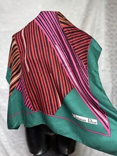 Foulard In Seta Vintage Christian Dior
