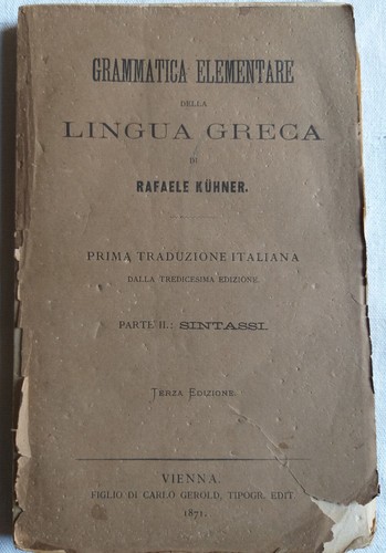 Grammatica della lingua greca
