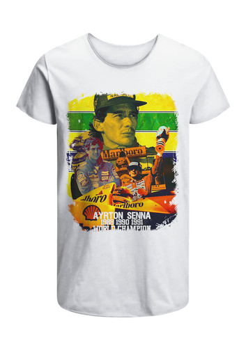 Shirt senna world - t-shirt,