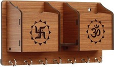 Portachiavi da parete in legno