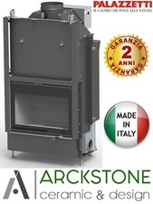 Palazzetti HWT S78F Frontale Termo Camino a Legna Vaso Aperto Portalegna 34,3 Kw