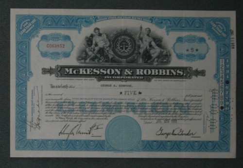 Mckesson robbins - mckesson,