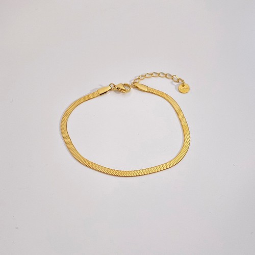 Bracciale serpente piatto - serpente,