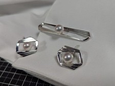 Mikimoto gemelli spilla - mikimoto,