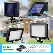  LAMPADE SOLARI DA ESTERNI, FARO 30 W CON PANNELLO A RICARICA SOLARE