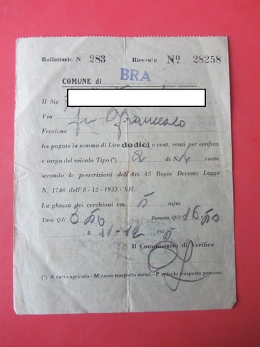 1935 per verifica - 1935, -per
