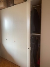 armadio guardaroba usato, bianco, buono stato, particolarmente robusto