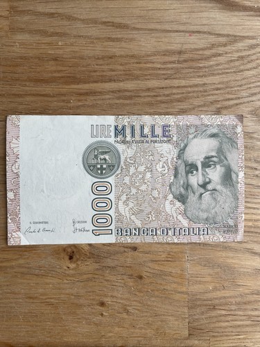 Banconota rara 1000 mille lire - rara,