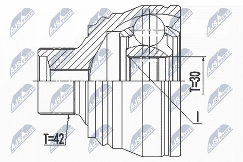 Kit giunti albero motore nty - kit,