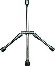 VIP - Chiave a Croce Pieghevole 17/19/21/23 Mm. Realizzato in Metallo, Grigio