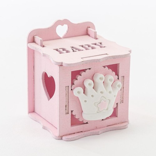 Scatoline legno rosa - rosa, 1