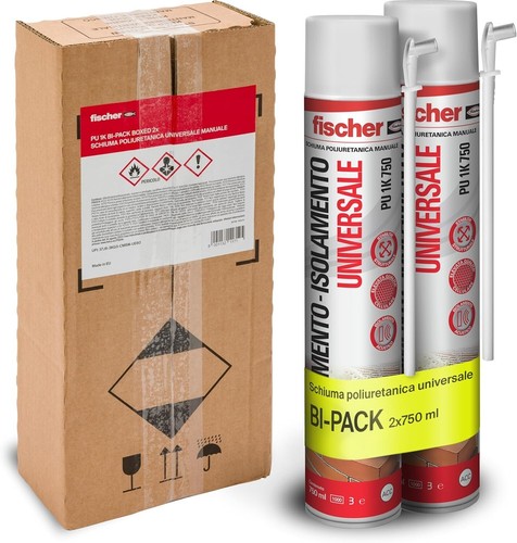 Fischer 2x750 schiuma - fischer, ml