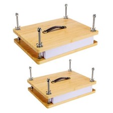 Pressa per libri in legno di