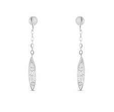 Orecchini pendenti Stroili Oro Donna Oro Bianco 18 Kt Carati Ct 750 cod:1625495