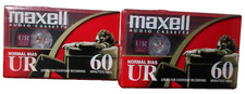 Lot of 2 Maxell 60 Minutes