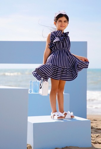 Abito monnalisa blu navy - abito,