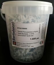 Secchiello 1600 Tasselli con vite 6x30, per mattoni pieni,forati e calcestruzzo