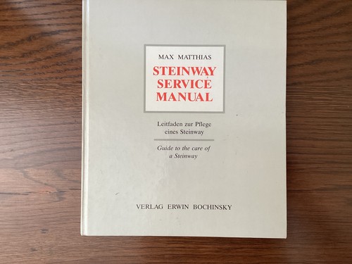 Steinway service manual