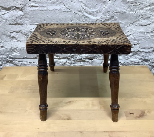 Vintage piccolo sgabello - vintage,