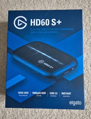 Elgato hd60 acquisizione - s+,