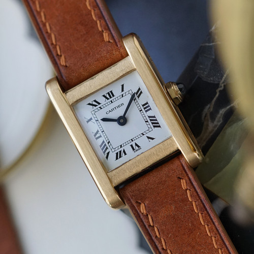 Cartier tank normale 78093 oro - cartier,