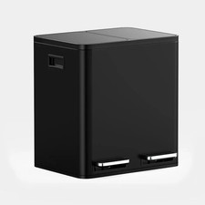 Pattumiera Cucina Dented Nera