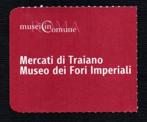 Biglietto ingresso mercati - biglietto, d'ingresso