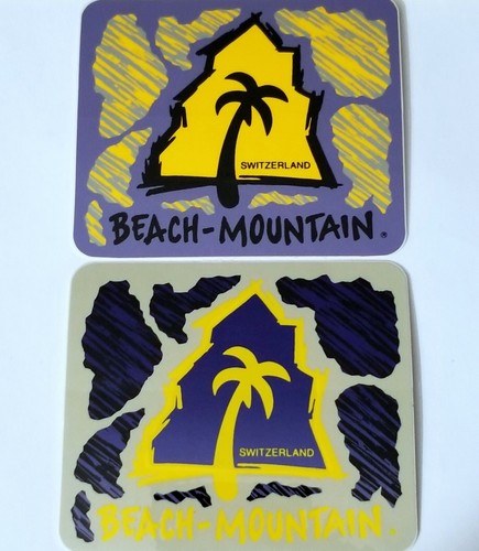 Beach mountain surf adesivi - beach,