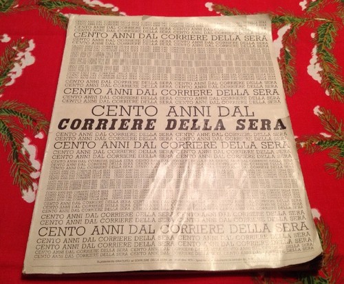 Cento anni dal corriere - anni, della