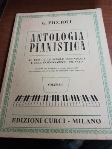 Libro antologia pianistica - libro,