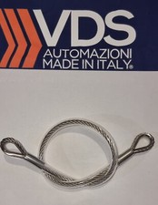 Cavo anticaduta sicurezza ante battenti in acciaio rivestito gomma 515 mm