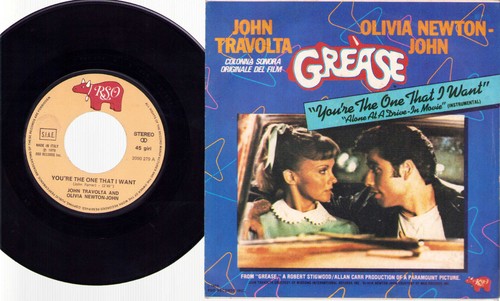 Travolta newton john grease - travolta,