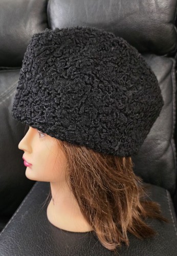 Cappello vintage uomo nero