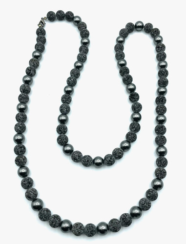 Collana perle lava - collana, di