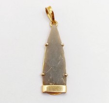 Ciondolo vintage oro 18k punta