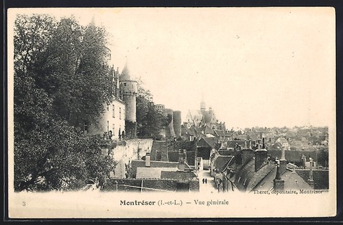 Cpa montrésor l vue - cpa, /i.-et-l.,