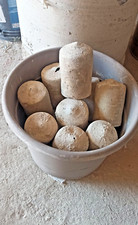 5 Antichi tubuli mattoni cocci  in terracotta per  costruzione di volte