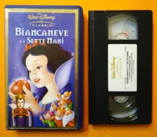 Vhs Film Ita Walt Disney Biancaneve E I Sette Nani classici Videocassetta (V200)