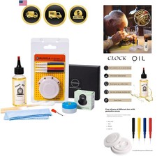 Kit Olio Orologio Lubrificante Sintetico per Tutti gli Orologi Manutenzione Riparazione