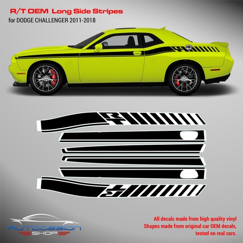 Strisce laterali lunghe dodge - laterali,