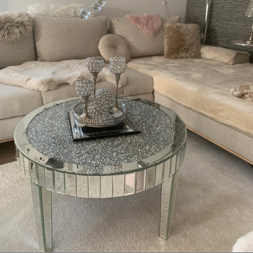 Tavolino vetro decorativo