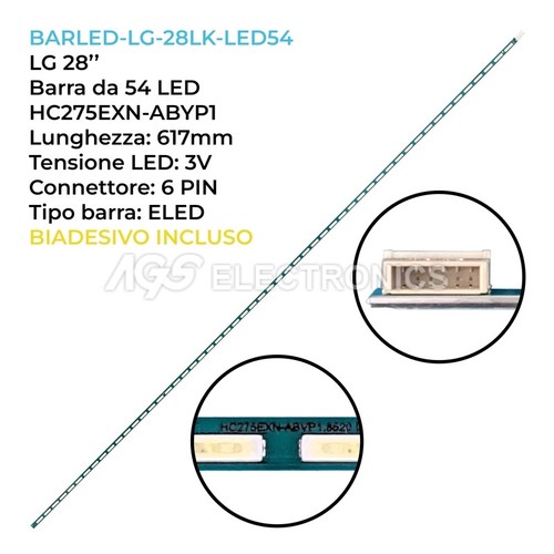 Barra strip led lg - barra,