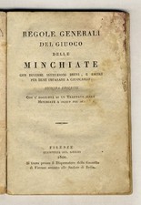 Regole generali del giuoco