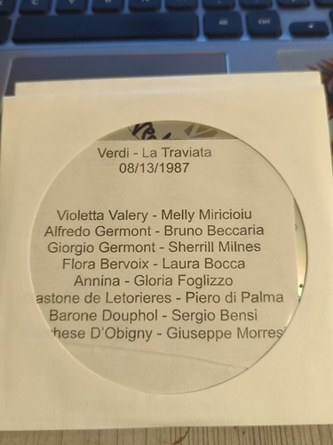 Live opera recording cd2092 - live,