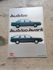 audi 100 avant depliant brochure catalogo opuscolo book libretto Katalog