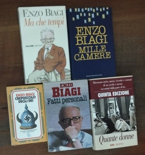 Lotto libri enzo biagi - libri,
