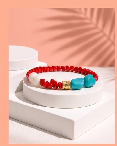 Bracciale elastico rosso - , e