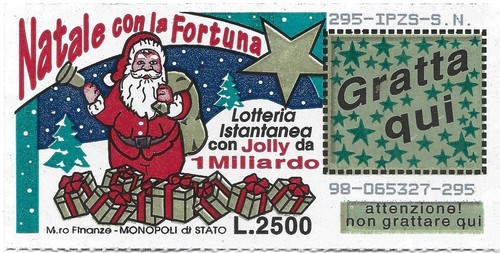 Gratta vinci natale - vinci, la