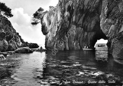 Cartolina isole tremiti san - tremiti,
